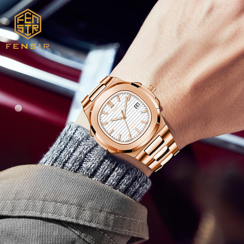 quartz wrist watch