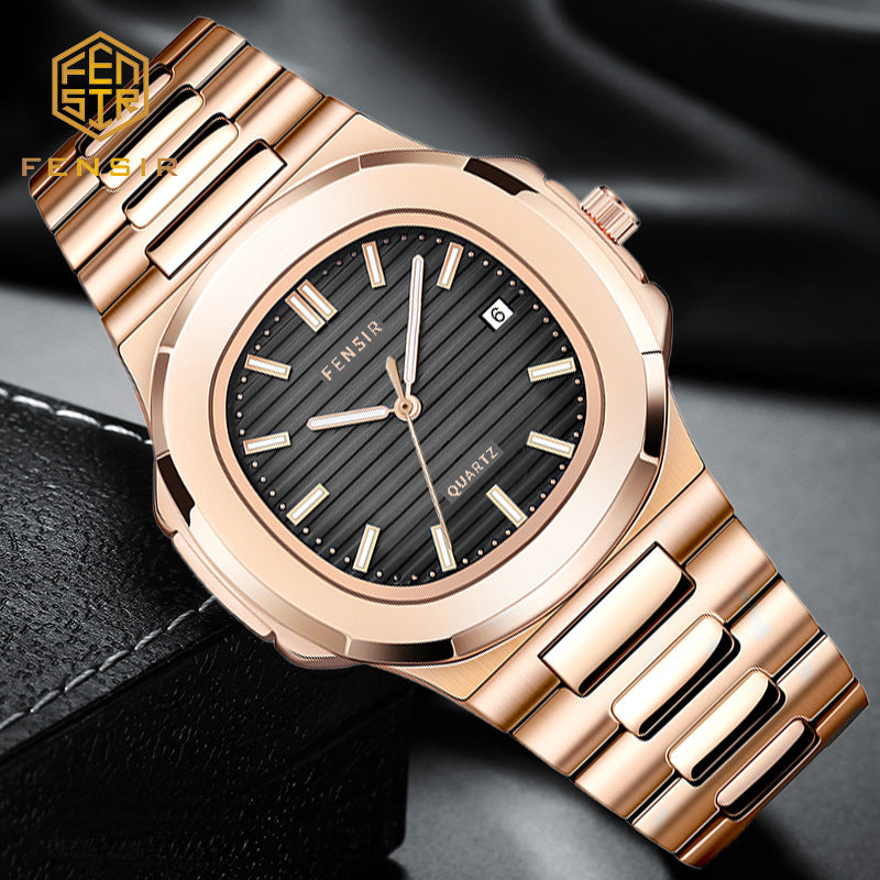 quartz wrist watch