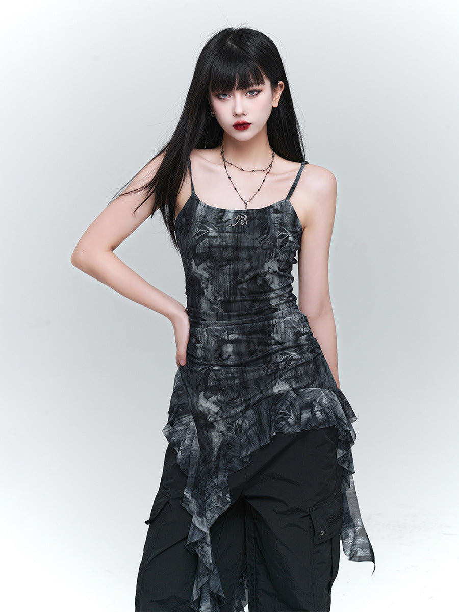 Ruffled Sling Top for Women