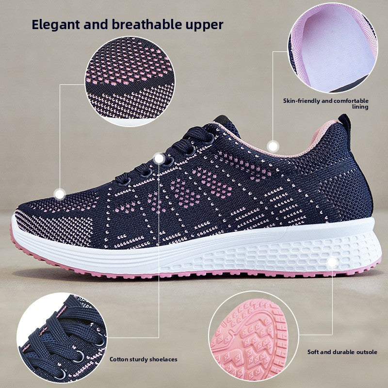 Soft-soled breathable casual shoes