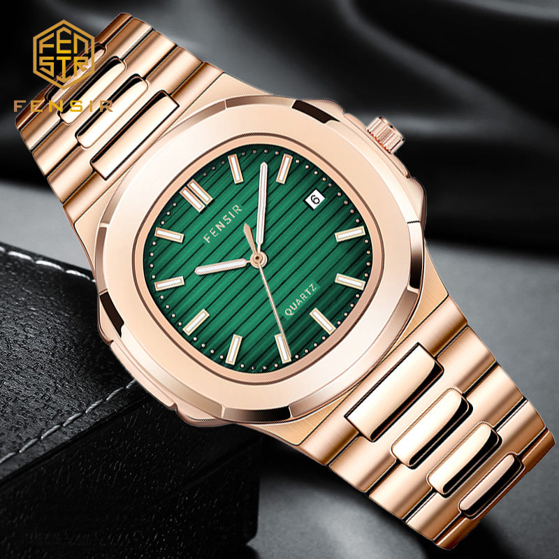 quartz wrist watch