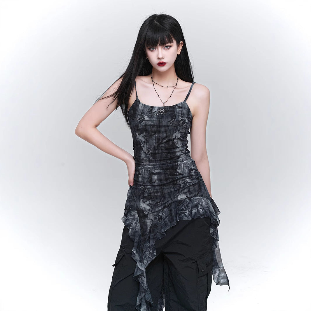 Ruffled Sling Top for Women