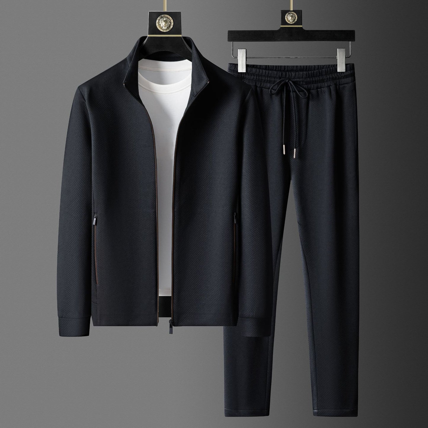 Men's Stand Collar Casual Suit