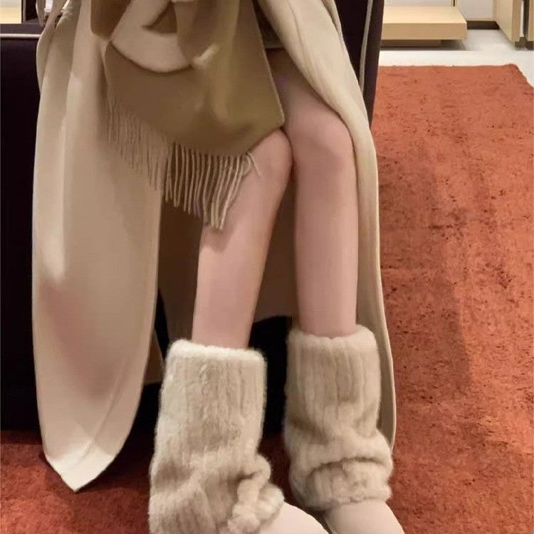 Women's Plush Winter Snow Boots Non-slip Rubber Sole