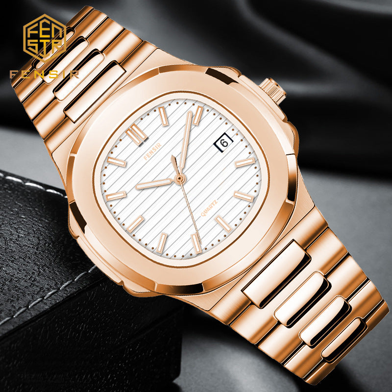 quartz wrist watch